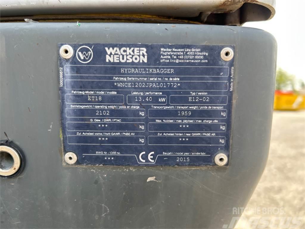 Wacker Neuson ET 18 VDS Mini excavators < 7t (Mini diggers)