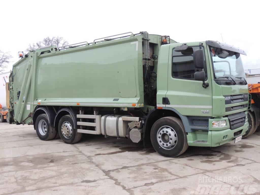 DAF CF 75.250 Śmieciarka, 2012rok, 6x2, 250KM, EURO EE Waste trucks