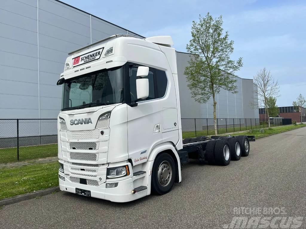Scania 650S V8 NGS Scania S 650 8x4*2 | Retarder | full a Chassis Cab trucks