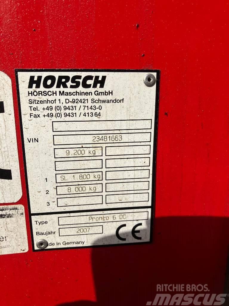 Horsch Pronto 6 DC Combination drills