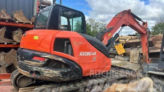 Kubota KX080-4 Alpha Crawler excavators