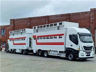 Iveco Stralis 500 6x2*4 - Livestock 2 deck - Retarder +
