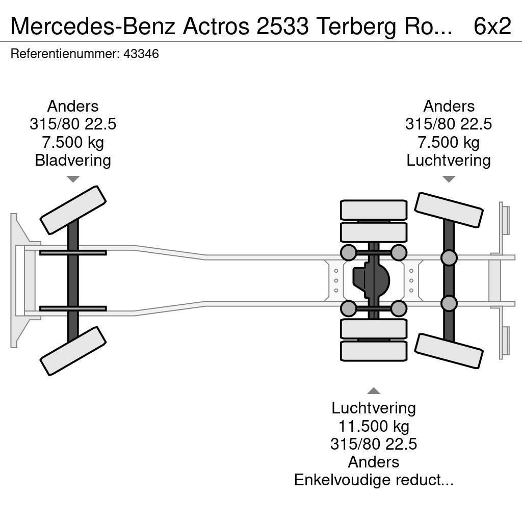 Mercedes-Benz Actros 2533 Terberg RosRoca 21m³ Waste trucks