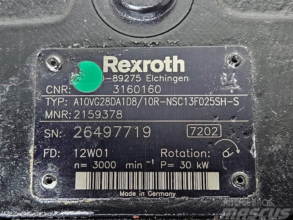 Rexroth A10VG28DA1D8/10R-Drive pump/Fahrpumpe/Rijpomp Hydraulics