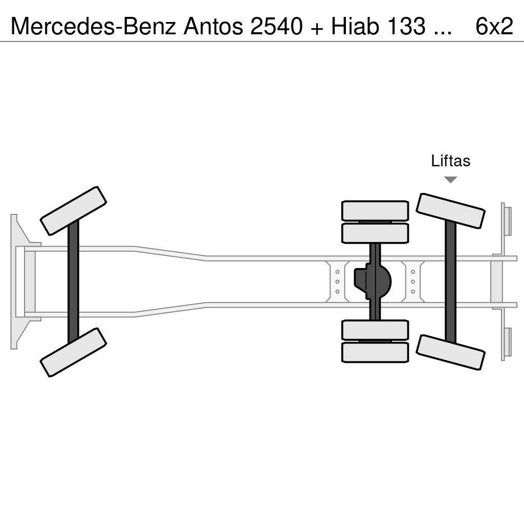 Mercedes-Benz Antos 2540 + Hiab 133 K pro crane All terrain cranes