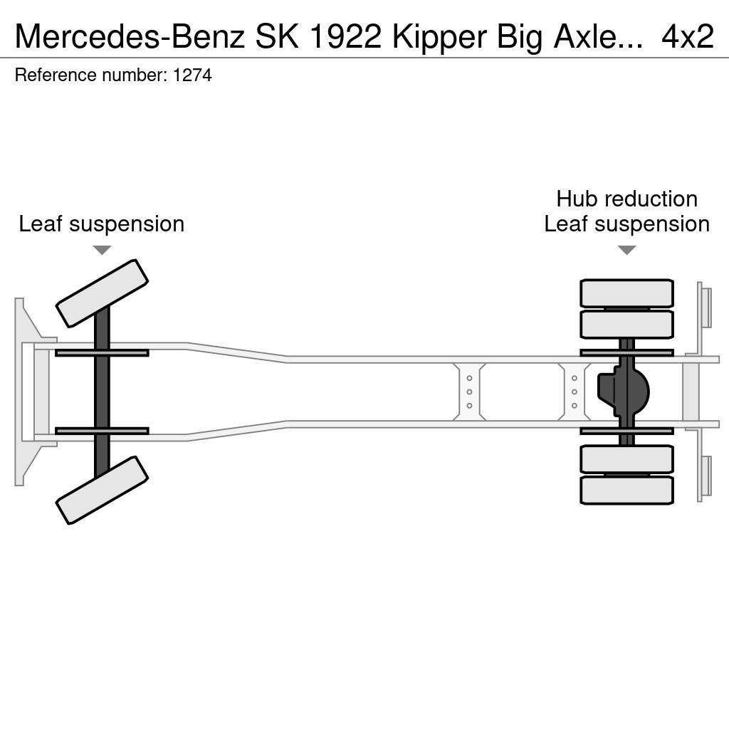 Mercedes-Benz SK 1922 Kipper Big Axle Full Steel Suspension V6 G Tipper trucks