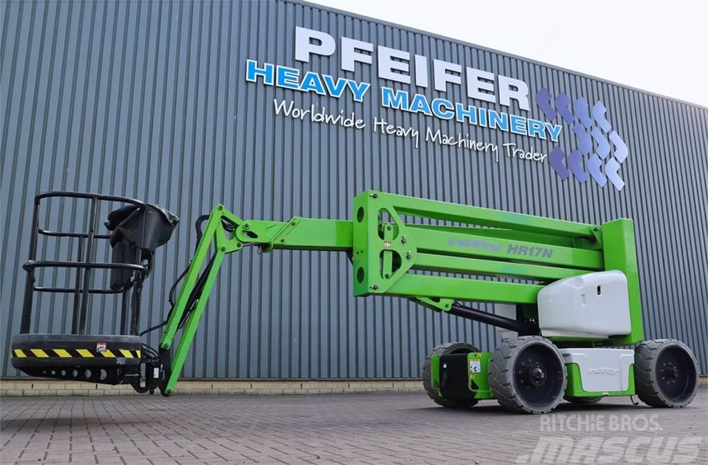 Niftylift HR17NE Electric, 4x2 Drive, 17m Working Height, 9. Articulated boom lifts