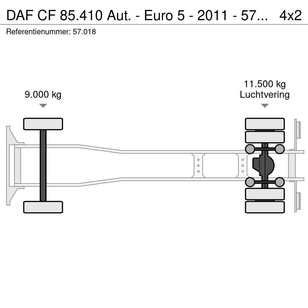 DAF CF 85.410 Aut. - Euro 5 - 2011 - 57.018 Tipper trucks