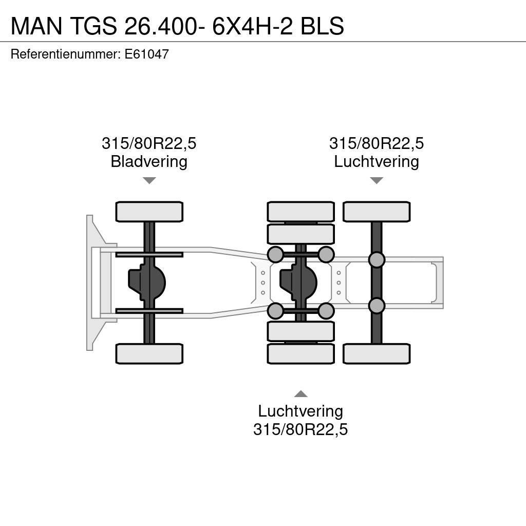 MAN TGS 26.400- 6X4H-2 BLS Tractor Units