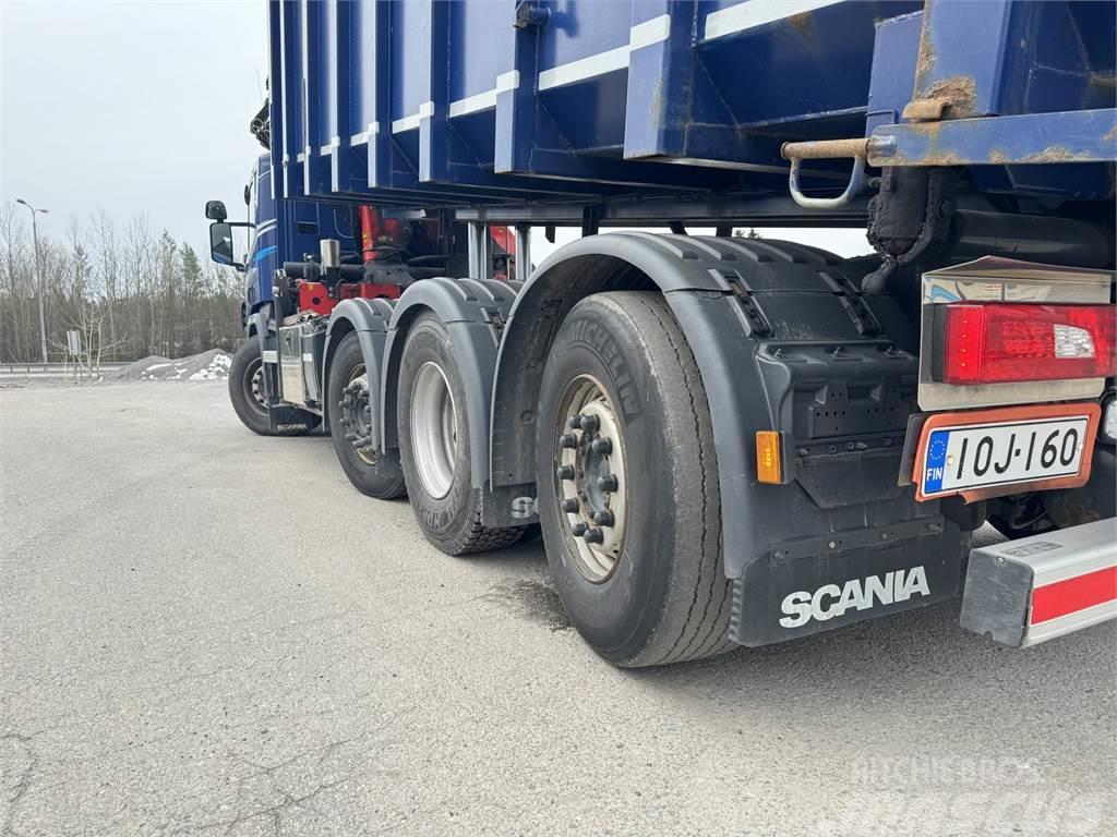 Scania P 410 8X2 Crane trucks