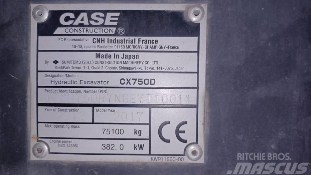 CASE CX 750 D Crawler excavators