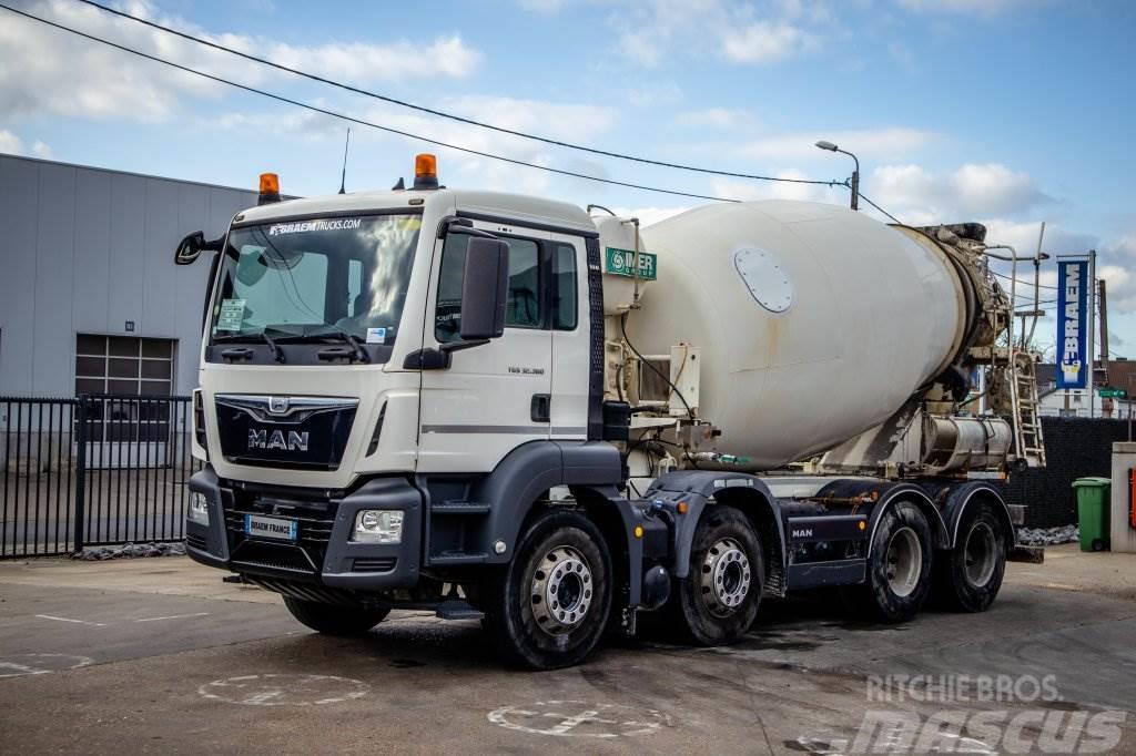 MAN TGS 32.360 BB+MIXER 9M³ Concrete trucks