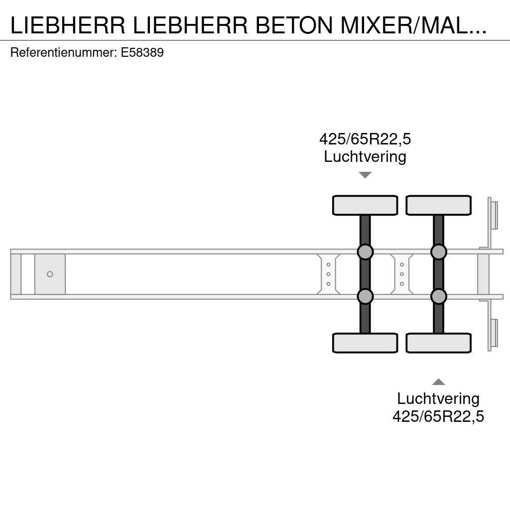 Liebherr BETON MIXER/MALAXEUR/MISCHER 10M3 Other semi-trailers