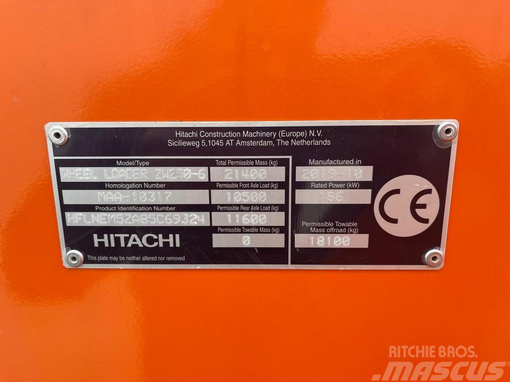 Hitachi ZW 250-6 Wheel loaders