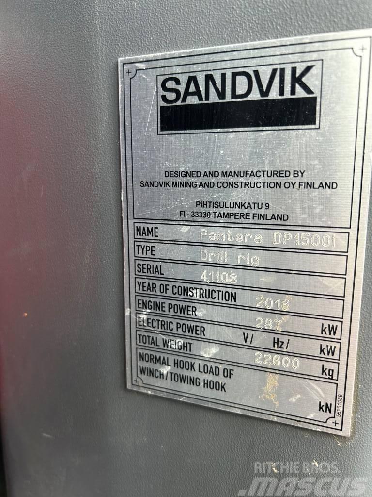 Sandvik DP 1500i TIER 4 Surface drill rigs