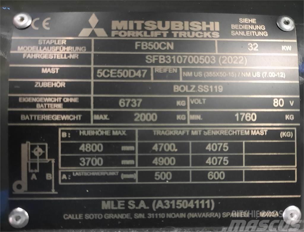 Mitsubishi FB50CN Electric forklift trucks