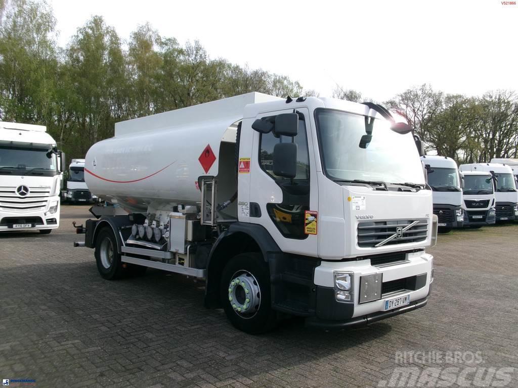 Volvo FE 280 4X2 fuel tank 13.6 m3 / 4 comp / ADR 07/07/ Tanker trucks