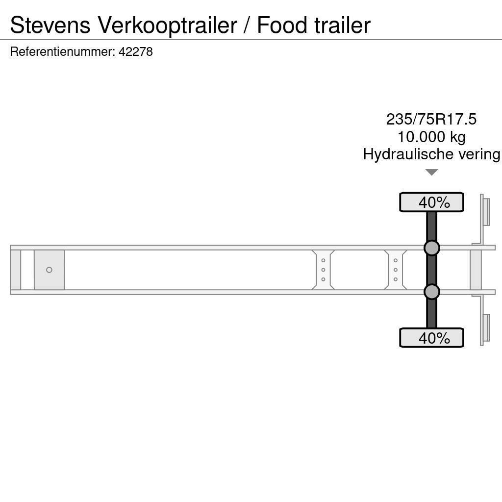 Stevens Verkooptrailer / Food trailer Temperature controlled semi-trailers