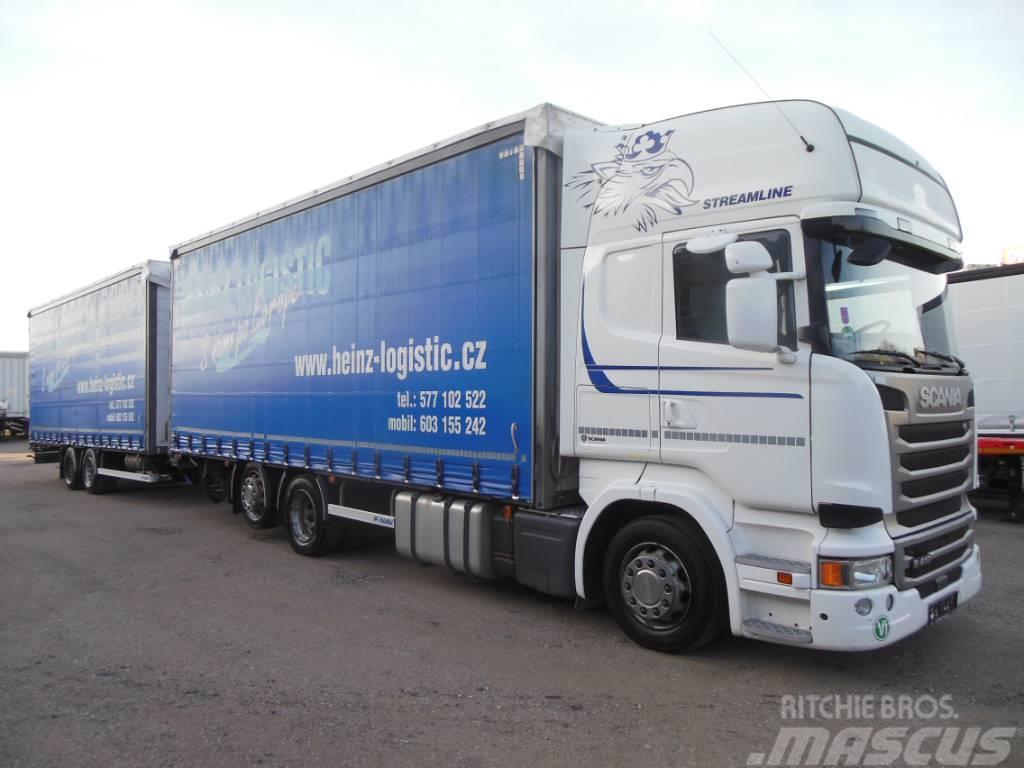 Scania R 410, Souprava 120m3, Retarder Curtainsider trucks