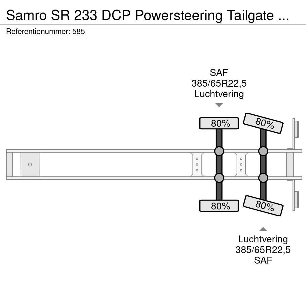 Samro SR 233 DCP Powersteering Tailgate NL Trailer! Box body semi-trailers