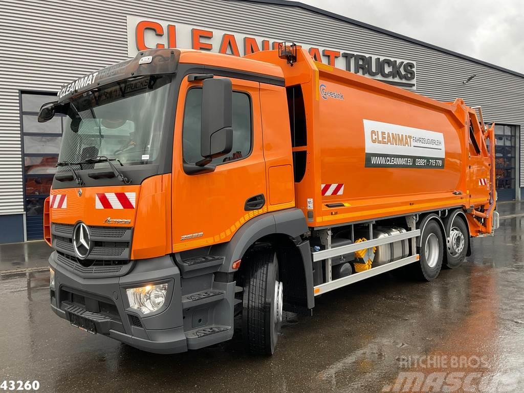 Mercedes-Benz Actros 2533 Geesink 23m³ GEC Welvaarts weegsysteem Waste trucks