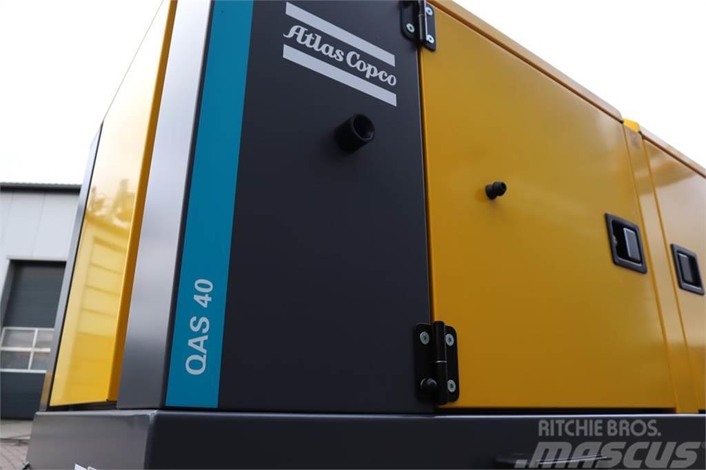 Atlas Copco QAS40 Valid inspection, *Guarantee! Diesel, 40 kVA Diesel Generators