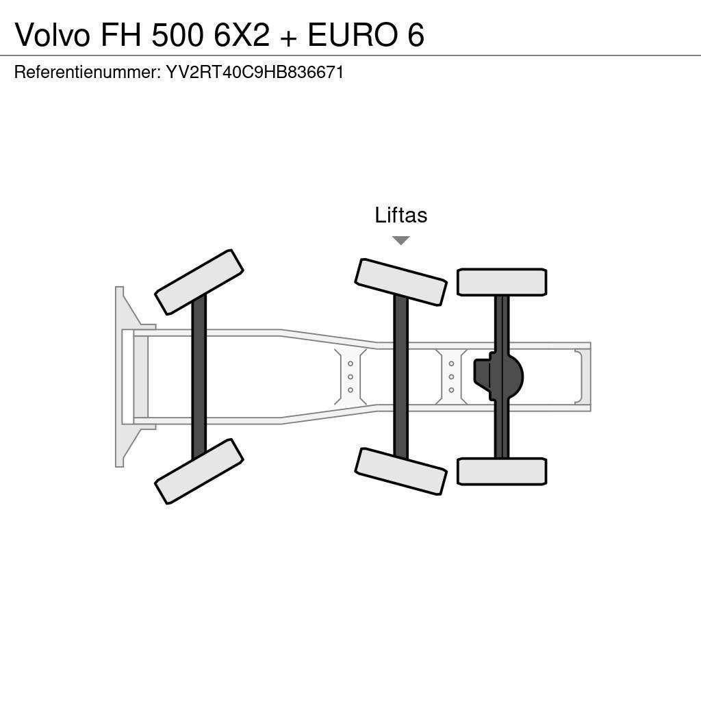 Volvo FH 500 6X2 + EURO 6 Tractor Units