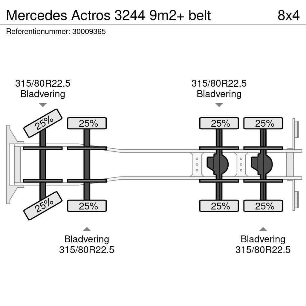 Mercedes-Benz Actros 3244 9m2+ belt Concrete trucks