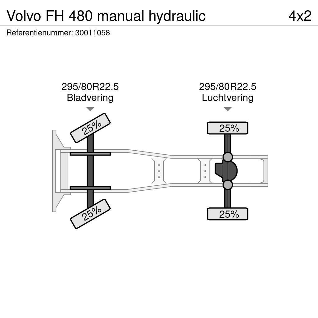 Volvo FH 480 manual hydraulic Tractor Units