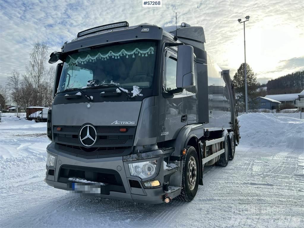 Mercedes-Benz Actros 963-0-C Garbage Truck Rear Loader SEE VIDEO Waste trucks