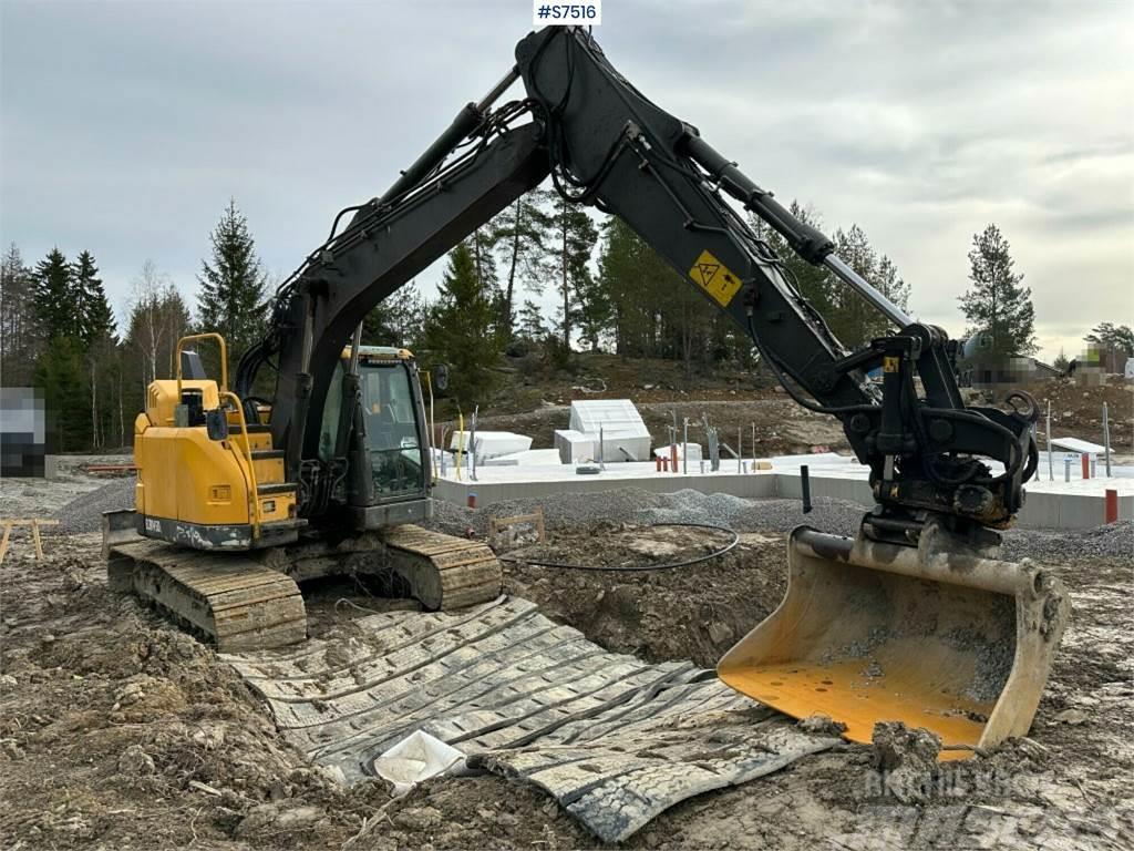 Volvo ECR145DL Crawler excavator with rotor and buckets Crawler excavators