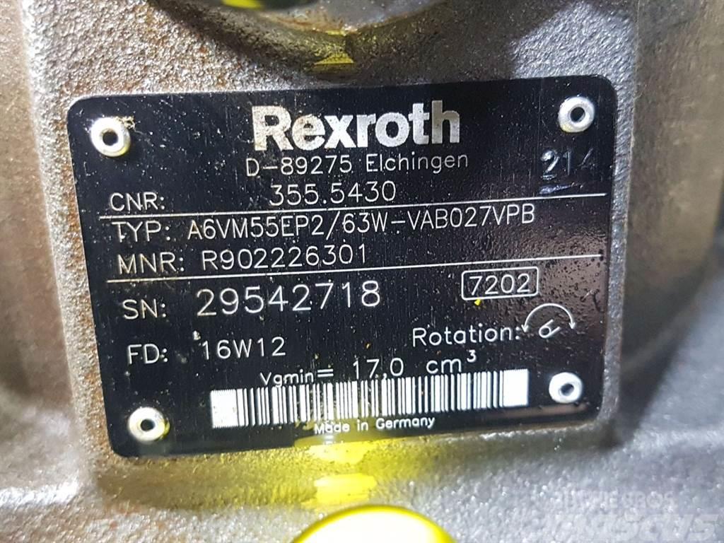 Rexroth A6VM55EP2/63W-R902226301-Drive motor/Fahrmotor Hydraulics