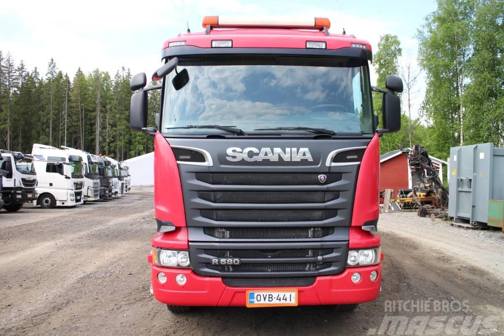 Scania R 580 ja 4-aks PV Tipper trucks