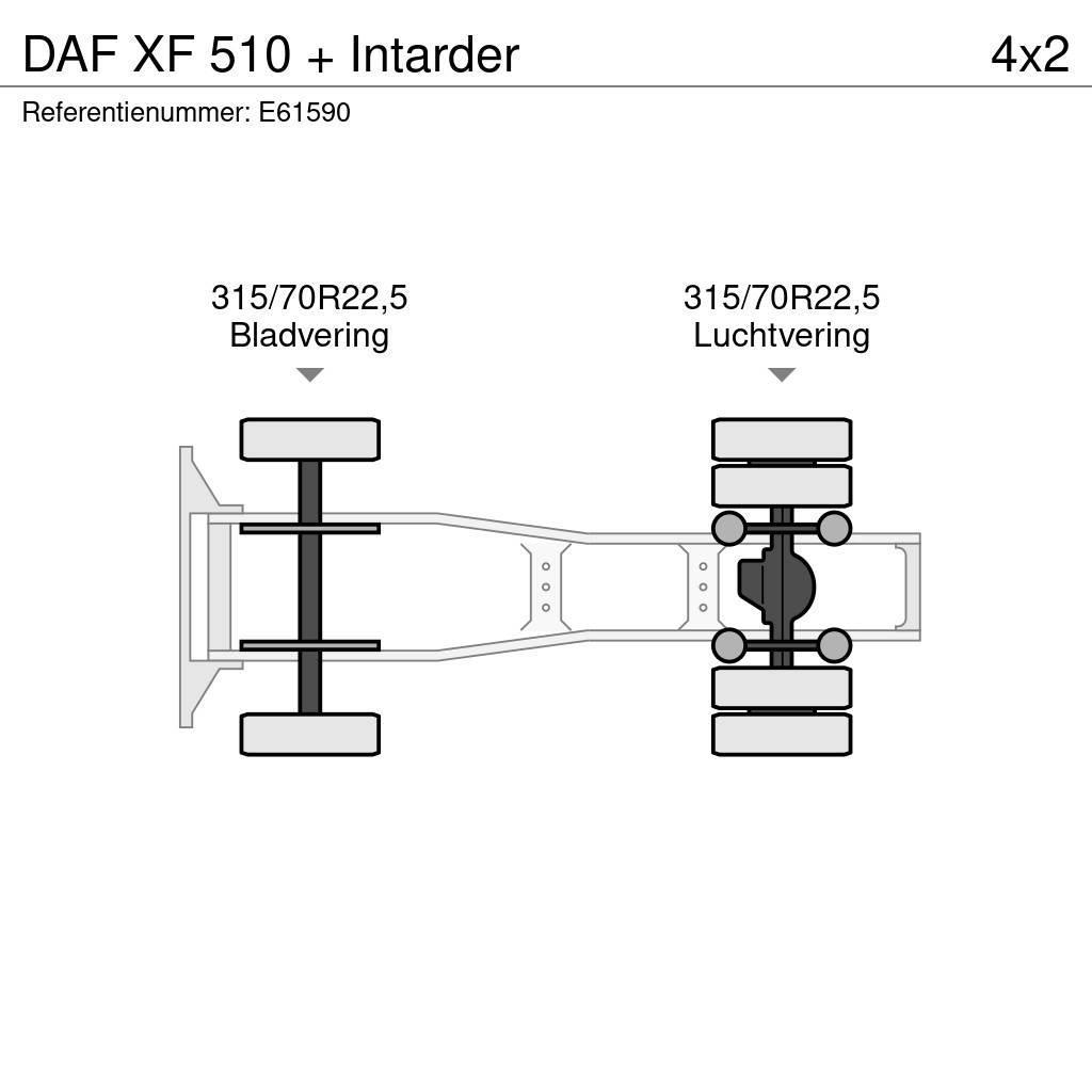 DAF XF 510 + Intarder Tractor Units