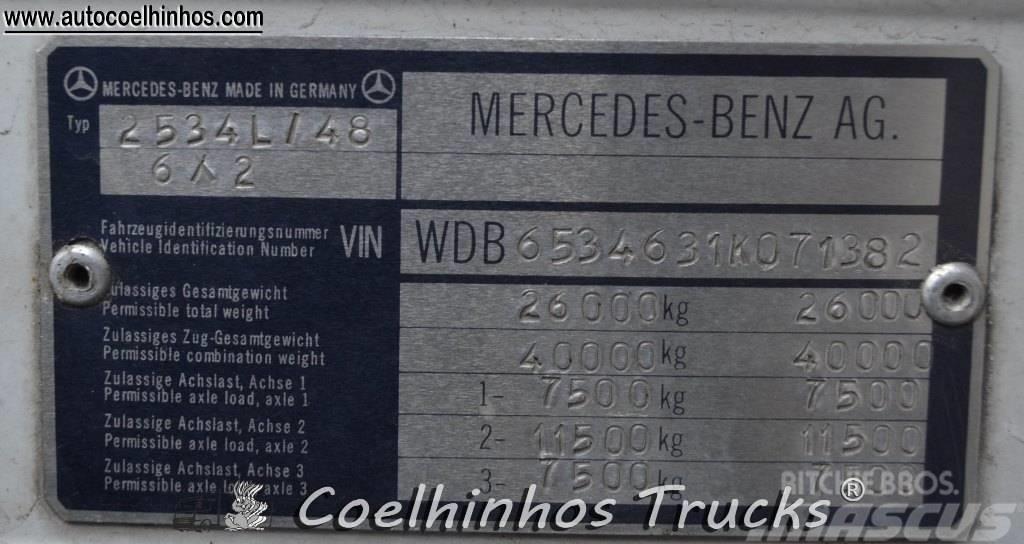 Mercedes-Benz 2534 SK Curtainsider trucks