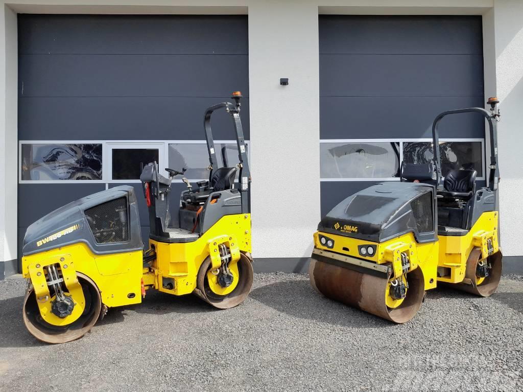 Bomag 2014 BW 120 AD-5  * 1.037 hrs  * KUBOTA Twin drum rollers