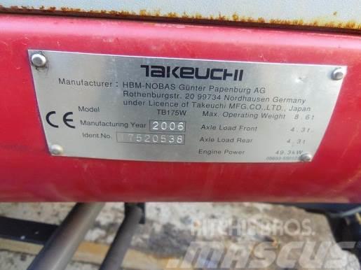 Takeuchi TB175W MINI EXCAVATOR. THIS MACHINE IS FIRE DAMA Mini excavators < 7t (Mini diggers)