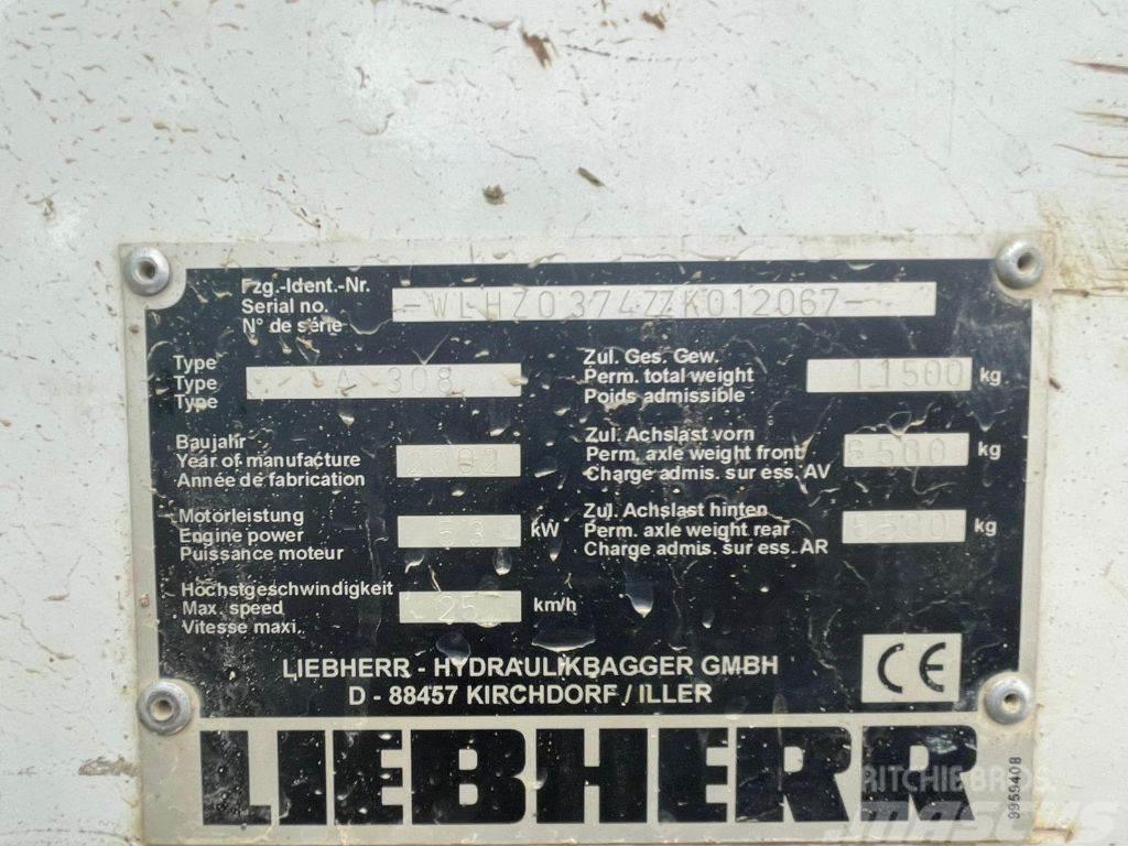 Liebherr A 308 Wheeled excavators