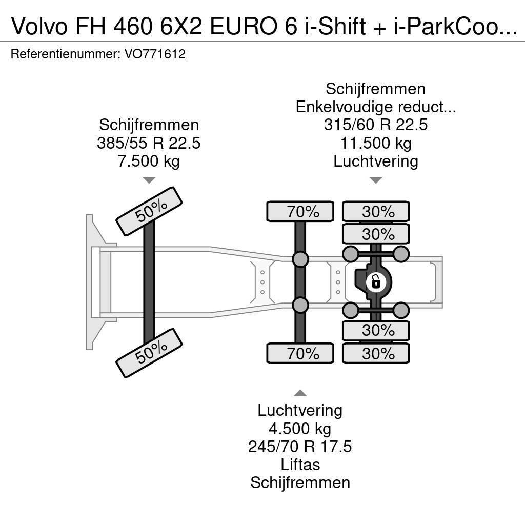Volvo FH 460 6X2 EURO 6 i-Shift + i-ParkCool + TIPPER HY Tractor Units