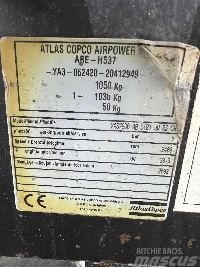 Atlas Copco XAS 76 DD AB*Luftkompressor* Compressors