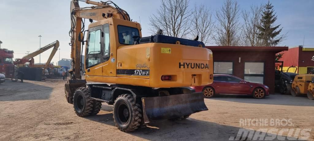 Hyundai Robex 170 W-7 Wheeled excavators