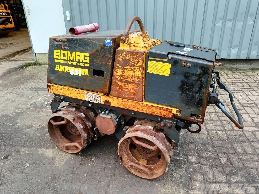 Bomag BMP 851 remote controlled duo roller wals walz Twin drum rollers