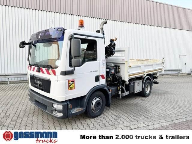 MAN TGL 12.250/340 4X2 BB, Bordmatik, Kran Hiab 066 Tipper trucks