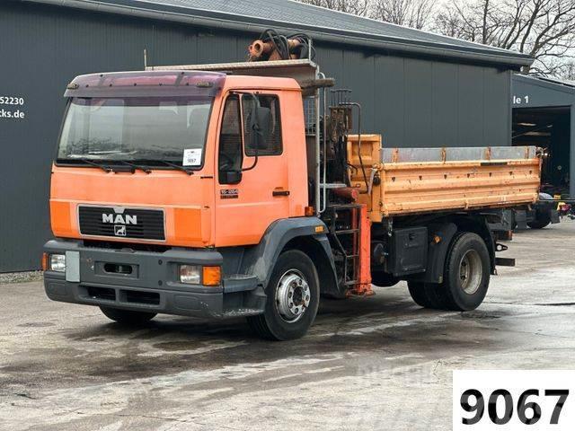 MAN 15.264 4x2 Meiller-DSK + Atlas 80.1 Ladekran Tipper trucks