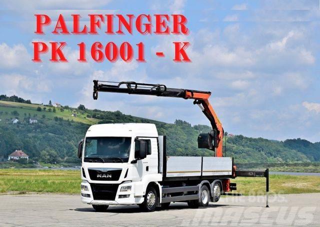 MAN TGS 26.440 * PRITSCHE 6,90 m + PK 16001 - K Crane trucks