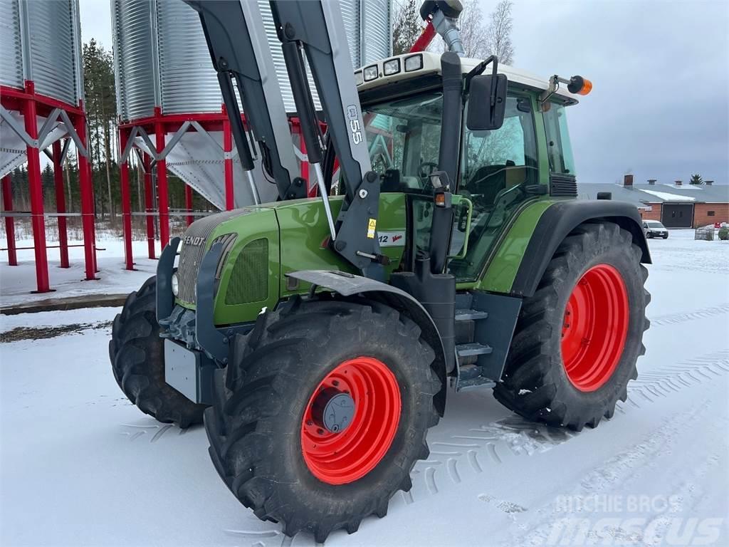 Fendt 412 VARIO KUORMAIN ETUJOUSET JA 50 KM H Tractors