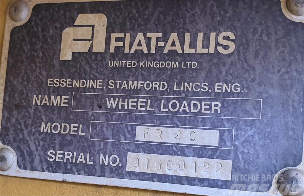 Fiat-Allis FR20 +vaaka ja kauha Wheel loaders