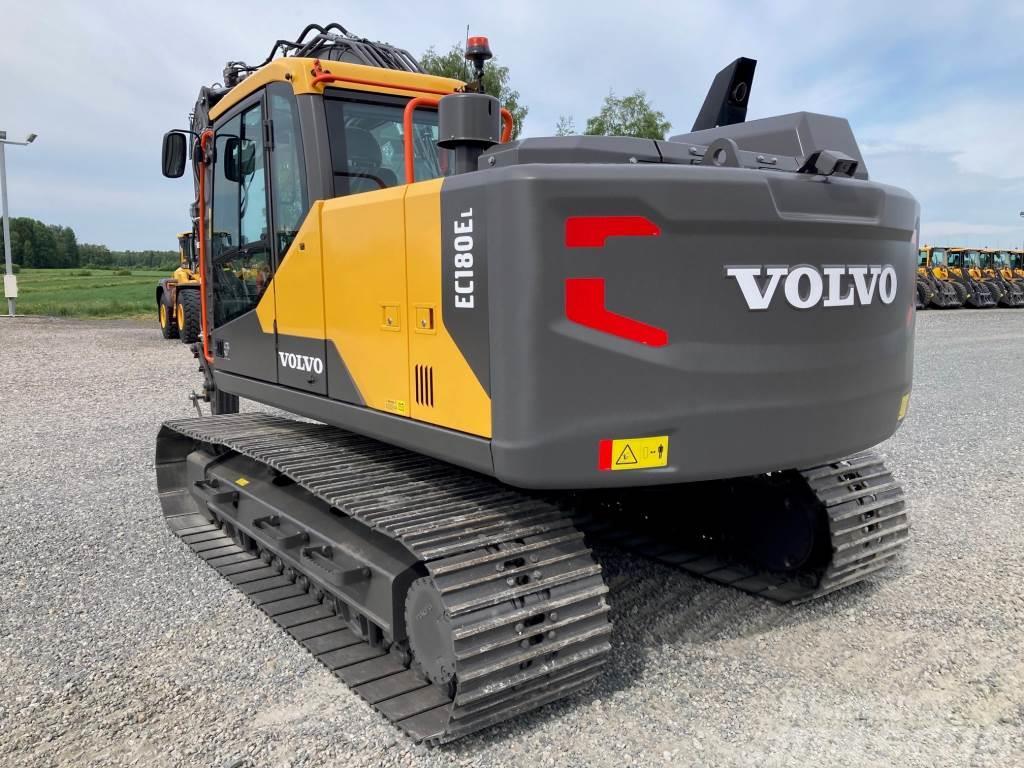 Volvo EC180EL + 700MM TELAT + PYÖRITYS JA ERILLINEN VASA Crawler excavators
