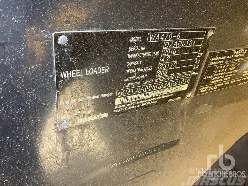 Komatsu WA470-6 Wheel loaders
