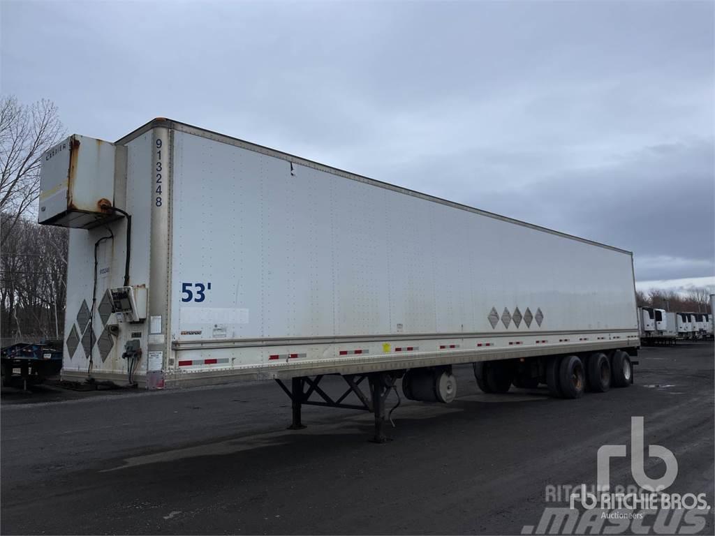 Manac 53 ft x 102 in Tri/A Heated Box body semi-trailers
